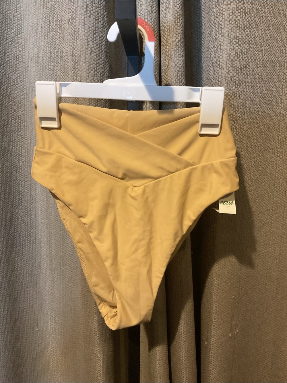 NWT Aerie High-Waist Bikini Bottoms in Mustard S